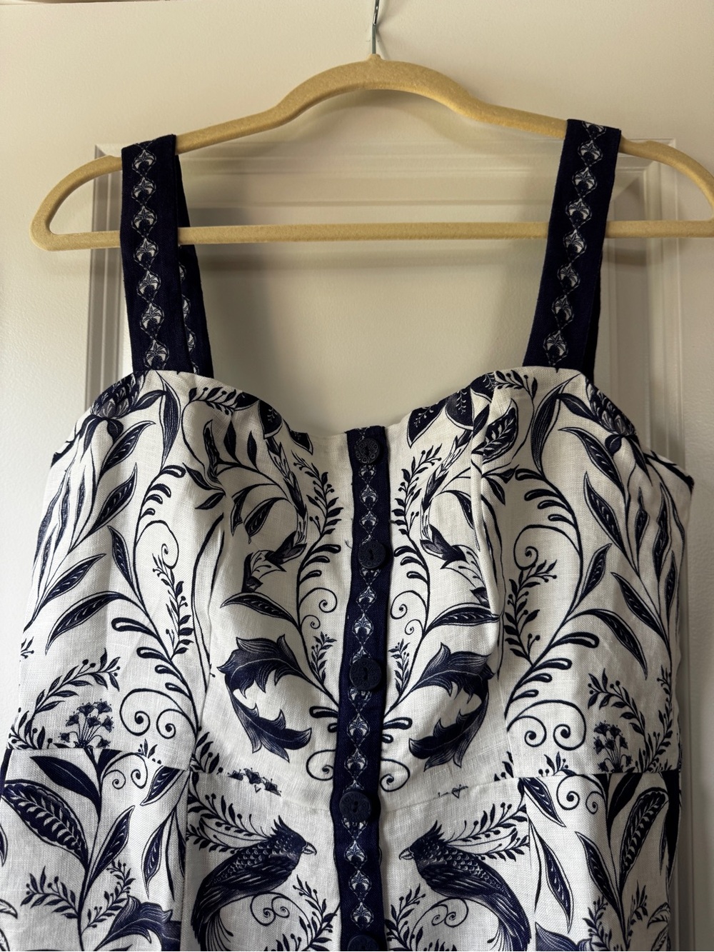 Farm Rio off white Nina mini dress - Picture 6 of 10